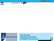 Tablet Screenshot of eucertification.com